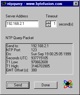 NTP Time Client Query